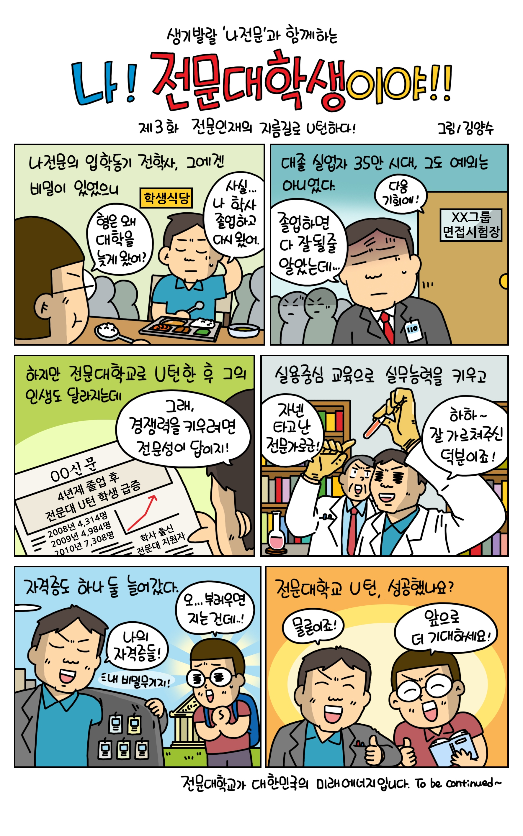 전문대학 브랜드 웹툰 3화